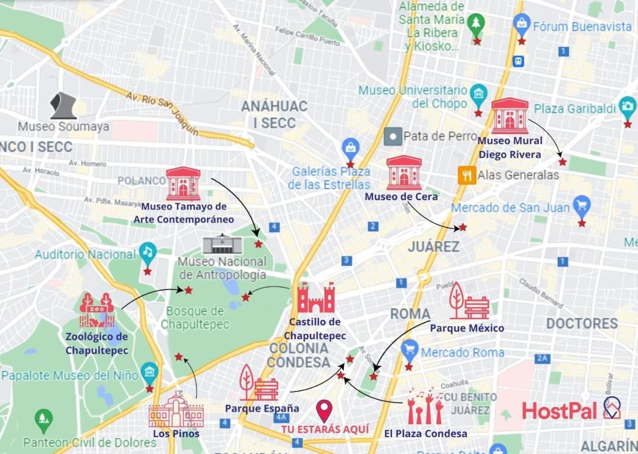 Casa Carmelia La Condesa Appartamento Città del Messico